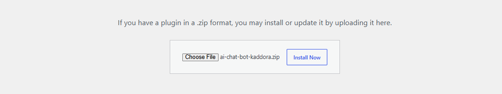 Install plugin